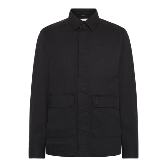 Knowledge Cotton Apparel M Ripstop Overshirt - Gots/Vegan 1300 Black Jet
