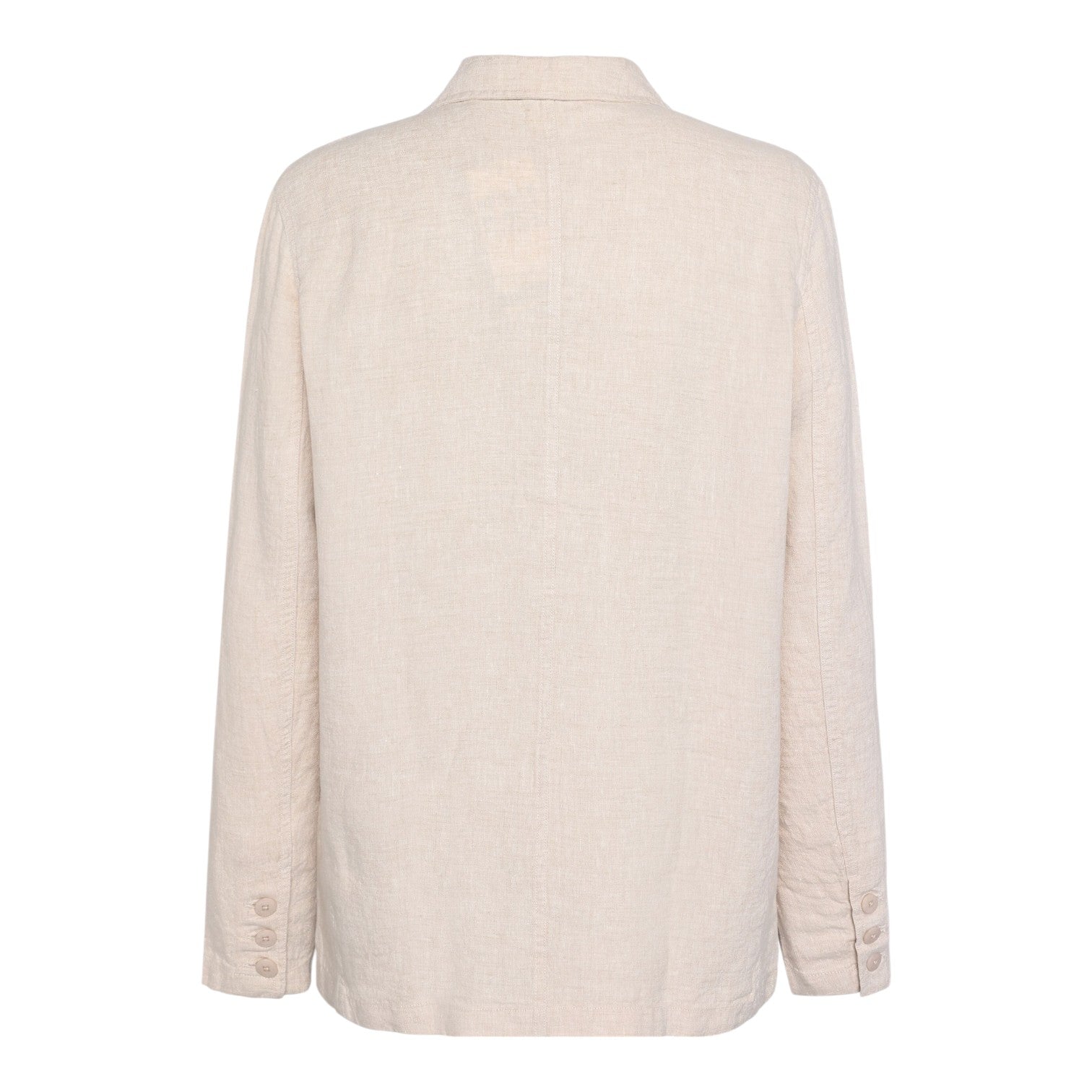 Knowledge Cotton Apparel M Linen Blazer 1449 Yarndyed - Light Feather Gray