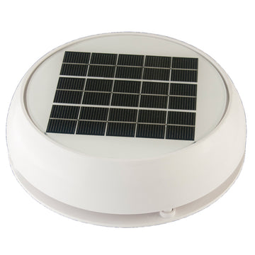 Marinco Day & Night solcelle ventilator plast hvid, 3"