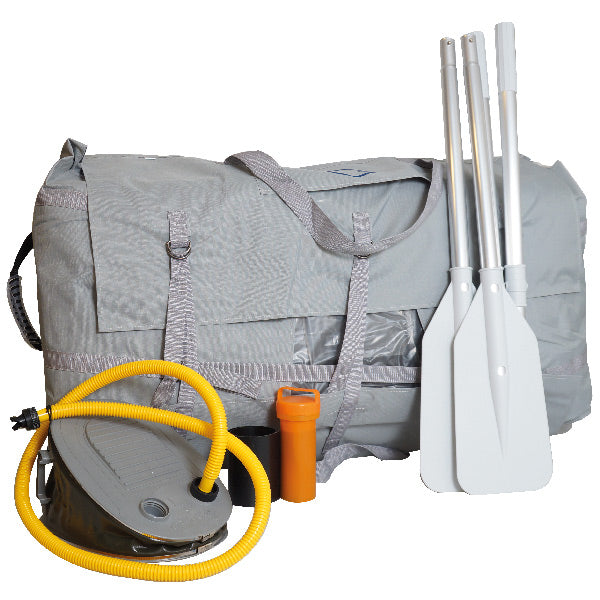 Aquaquick Hunter gummibåd med aluminiums dørk, 270cm