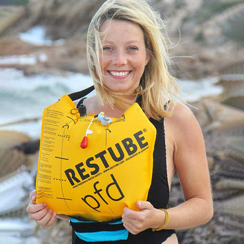 Restube PFD oppustelig redningsvest 75N, Blå