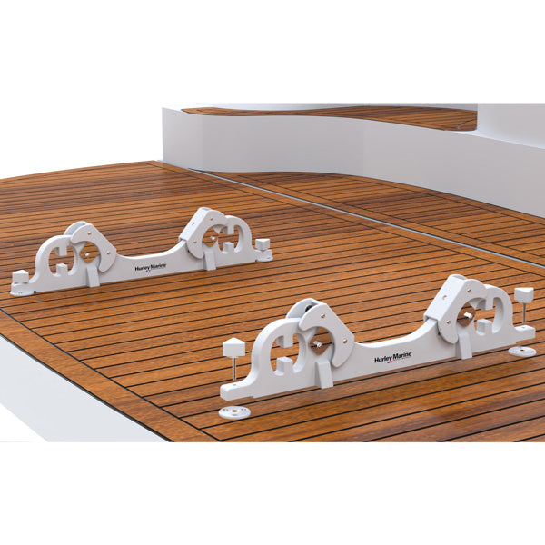 Hurley Davits, Chocks removable, Max 453kg med dæksplader