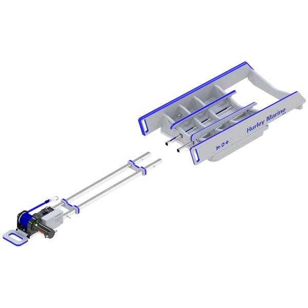 Hurley Davit H3O+ med elektrisk spil, max 328kg