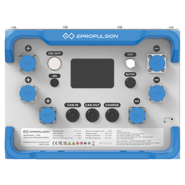 ePropulsion E163 batteri 5120WH 100Ah 48V