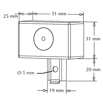Waterwitch niveaukontakt 15amp 12v