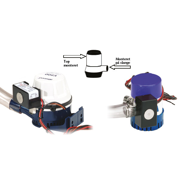 Waterwitch niveaukontakt 15amp 12v