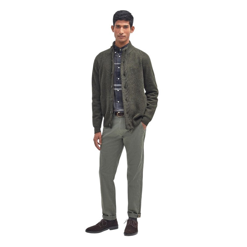 Barbour Essential Patch Zip Seaweed