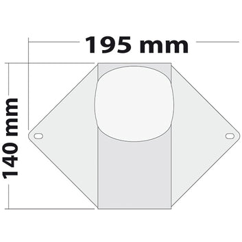 Toplanterne/Dækslys halogen
