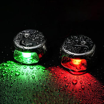 Lanterne LED stålhus RF, bagbord