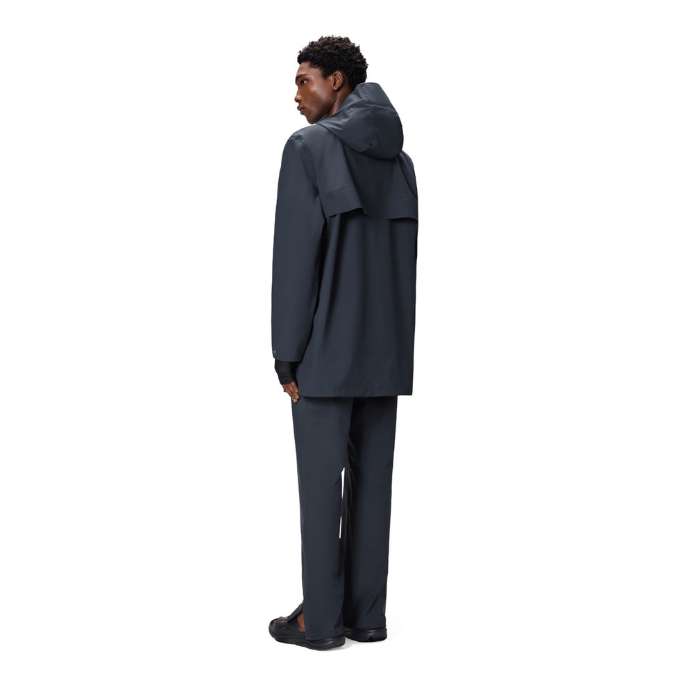 Rains U Suva Hardshell Long Jacket W3 Navy