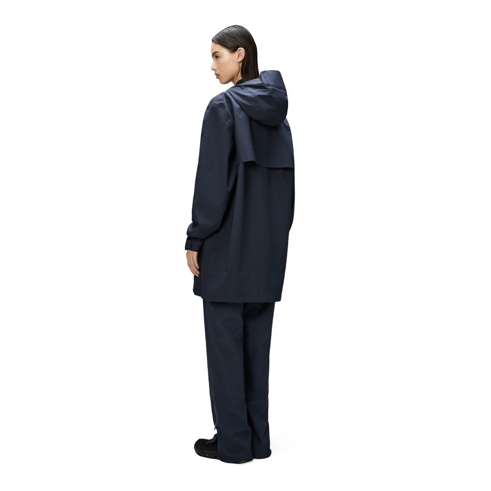 Rains U Suva Hardshell Long Jacket W3 Navy