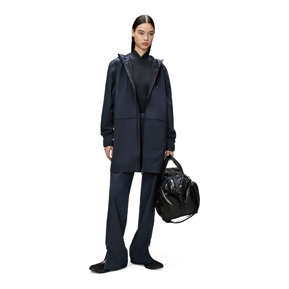 Rains U Suva Hardshell Long Jacket W3 Navy