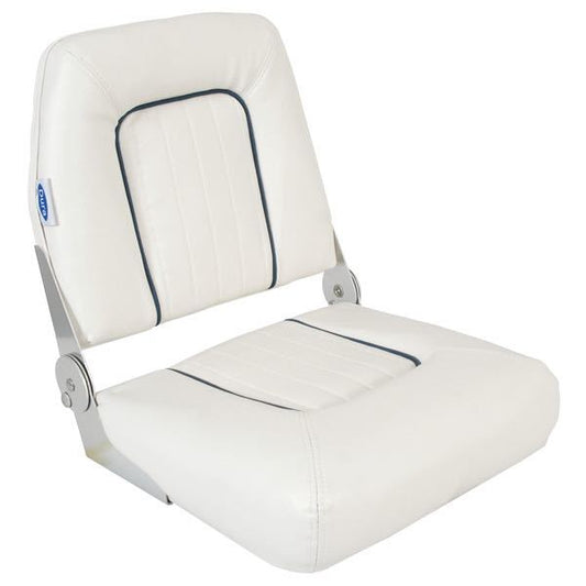 ESM Styrestol Standard S40, hvid/marineblå