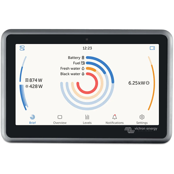 Victron Ekrano GX touch panel