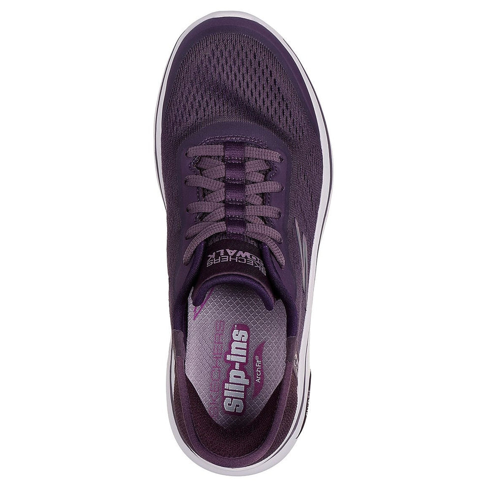 Skechers W Slip Ins Go Walk Arch Fit 2.0 Plum
