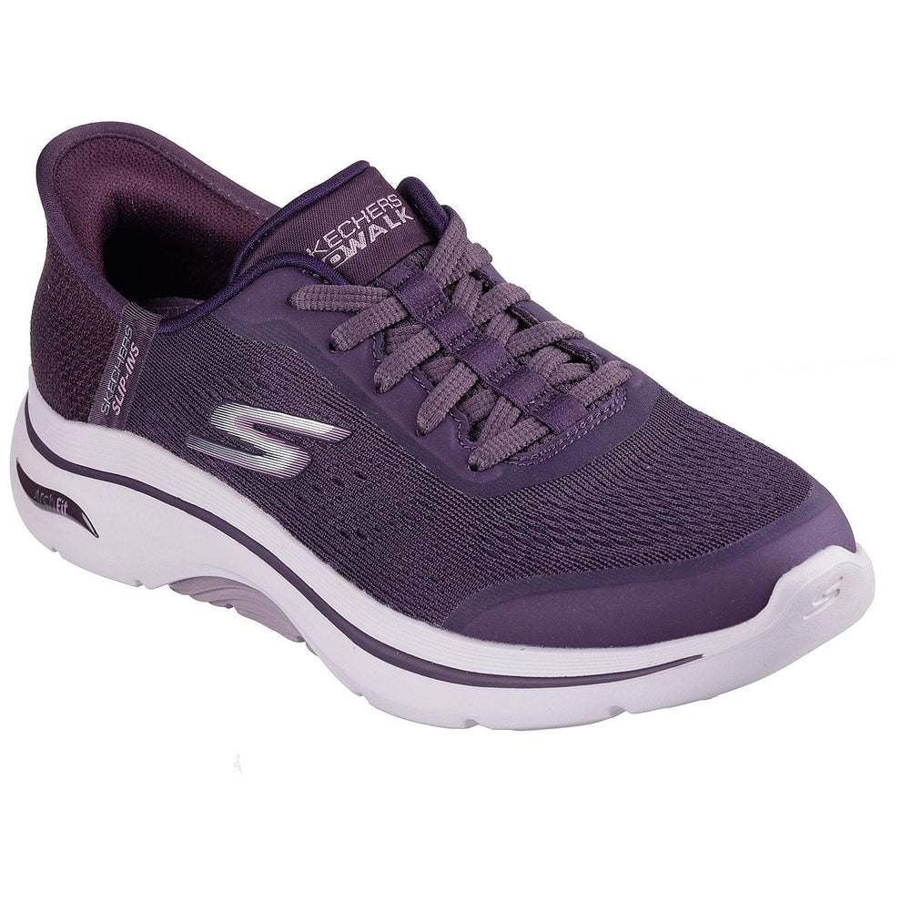 Skechers W Slip Ins Go Walk Arch Fit 2.0 Plum