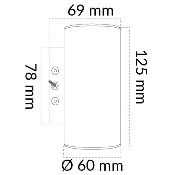 Casolux Mary Special væglampe lys op/ned