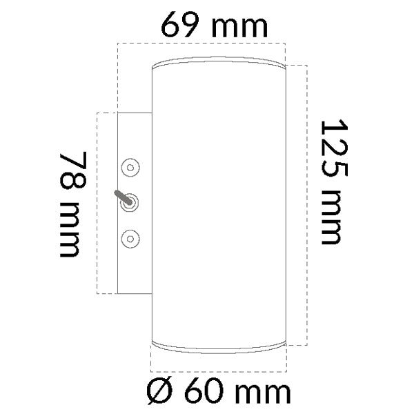 Casolux Mary Special væglampe lys op/ned