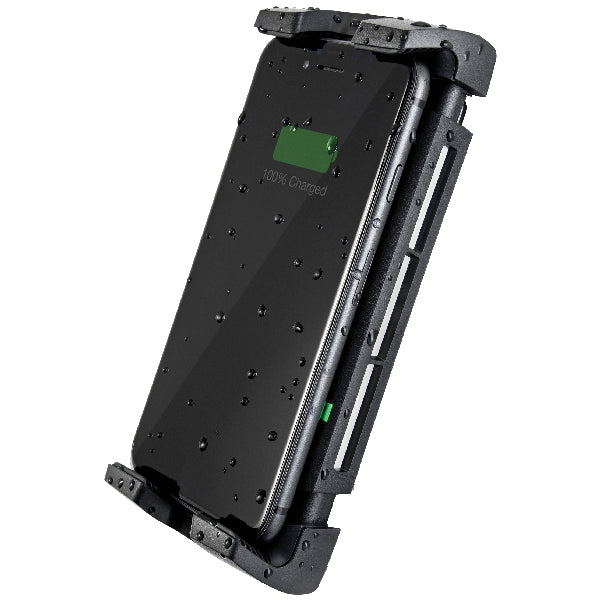 ROKK Active Telefonholder med trådløs lader 10W, 12/24V