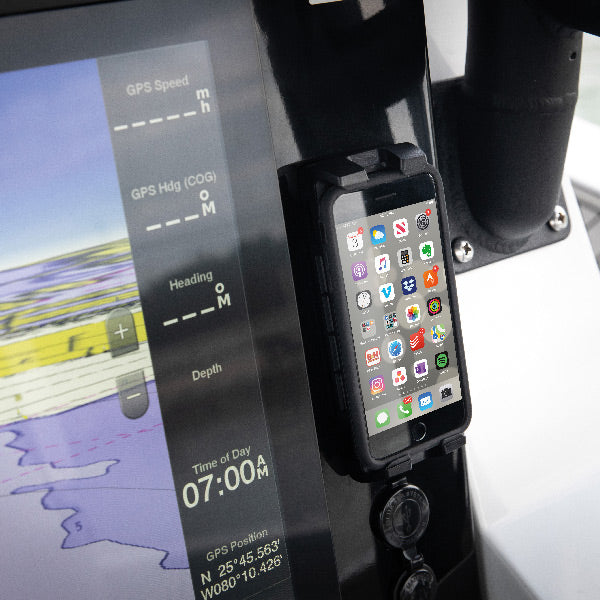 ROKK Active Telefonholder med trådløs lader 10W, 12/24V