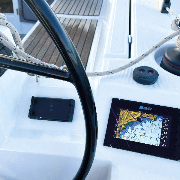 ROKK Active Telefonholder med trådløs lader 10W, 12/24V