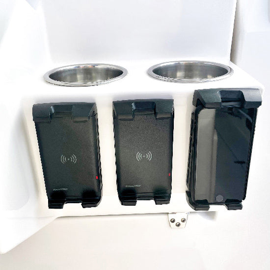 ROKK Active Telefonholder med trådløs lader 10W, 12/24V