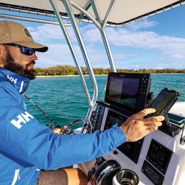 ROKK Edge Telefonholder med trådløs lader 10W, 12/24V