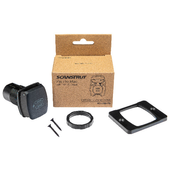 ScanStrut Flip-Pro vandtæt 2 x USB C ladestik 12-24V