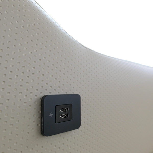 Scanstrut Tile indbygningstik USB-C & USB-C sort