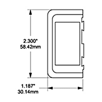 Blue Sea monteringspanel, ende