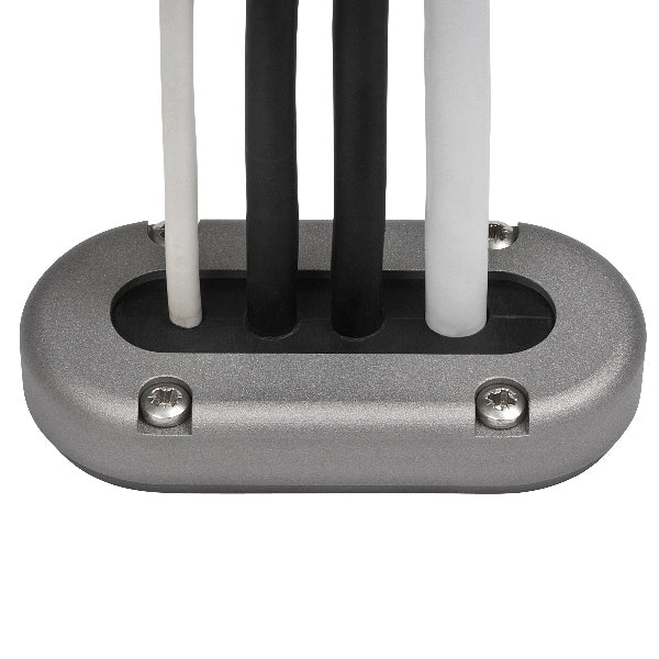 ScanStrut Dæksgennemføring til 4 x <15mm ledninger, Alu