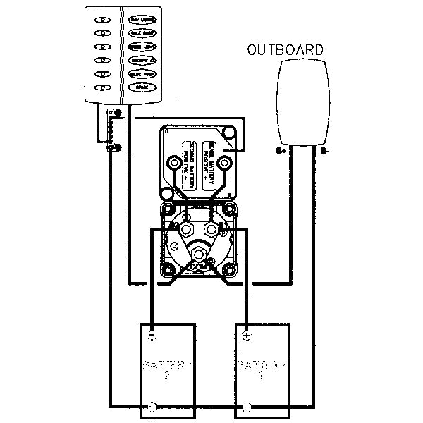 BEP ladekontrol m/isolator, 12/24V /140 Amp