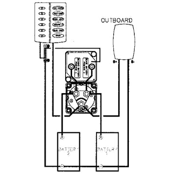 BEP ladekontrol m/isolator, 12/24V /140 Amp