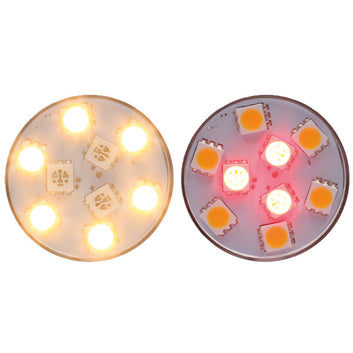 NauticLed Bajonet LED pære - hvid/rød