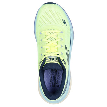 Skechers W Max Cushioning Propulsion Sneakers - Lemon/Navy