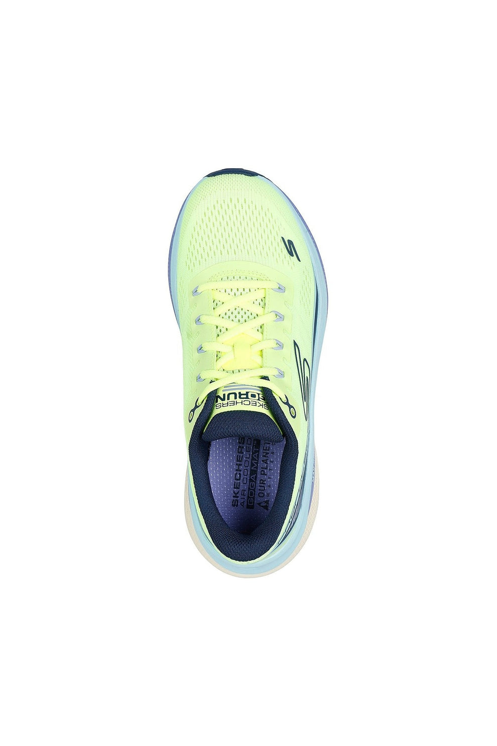 Skechers W Max Cushioning Propulsion Sneakers - Lemon/Navy