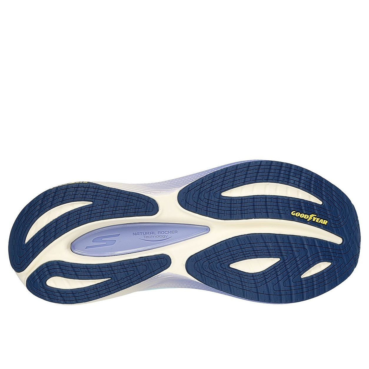 Skechers W Max Cushioning Propulsion Sneakers - Lemon/Navy