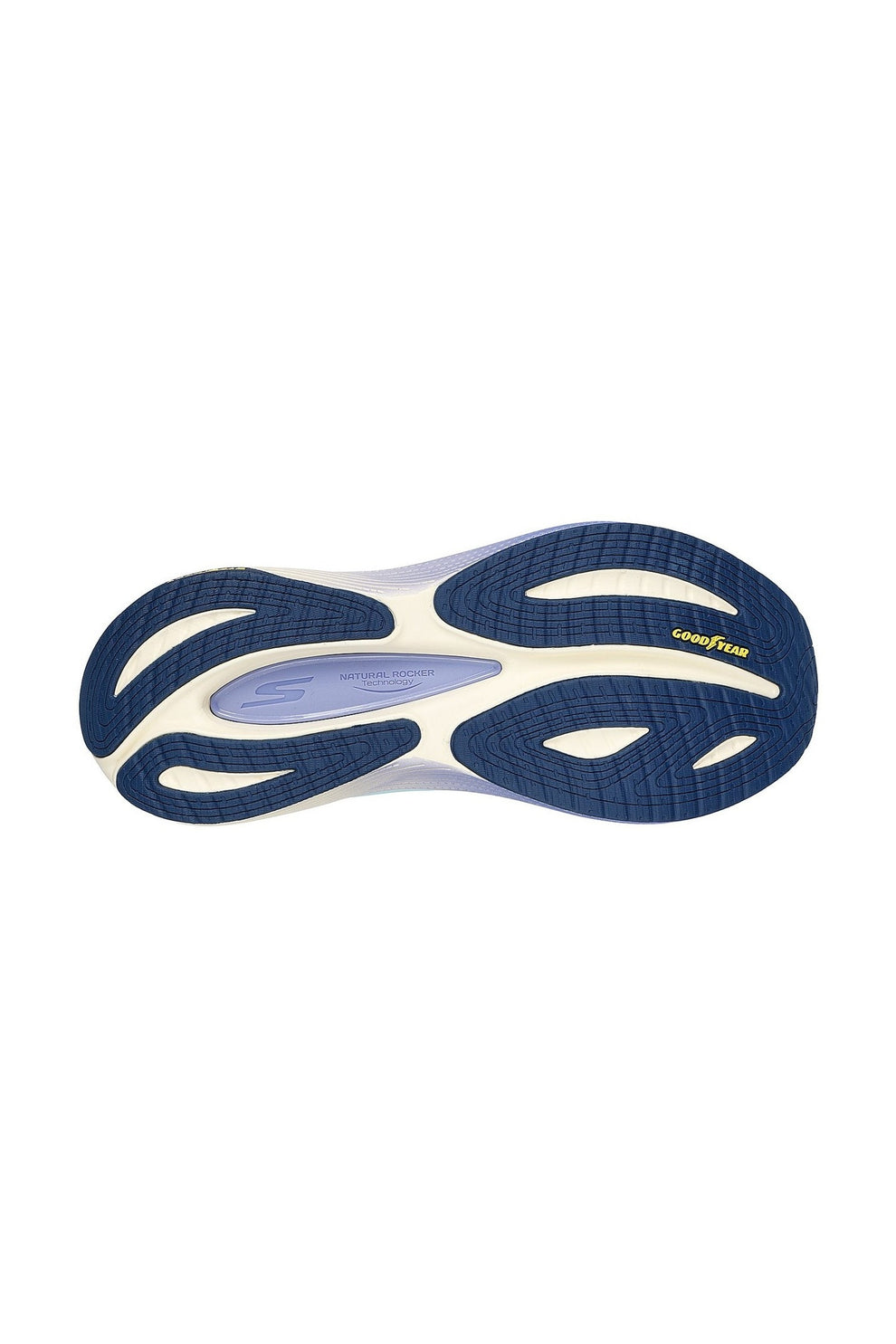 Skechers W Max Cushioning Propulsion Sneakers - Lemon/Navy