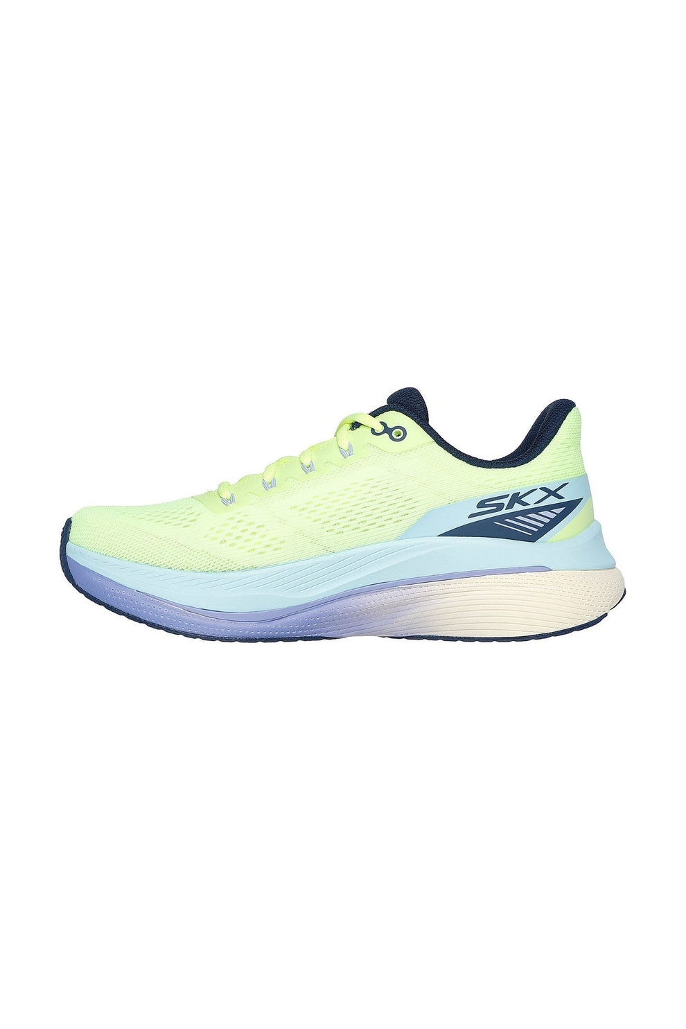 Skechers W Max Cushioning Propulsion Sneakers - Lemon/Navy