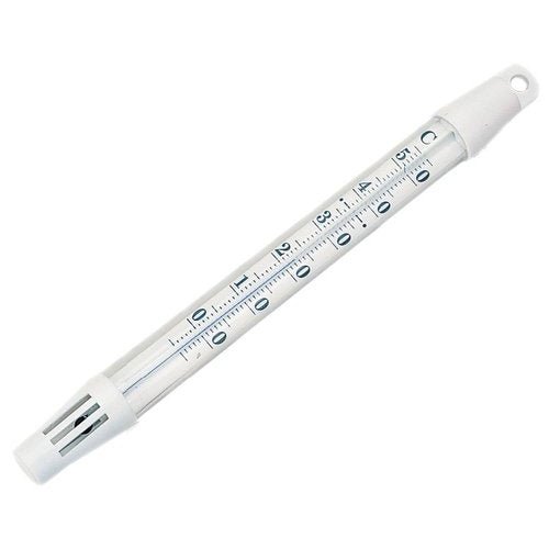 Badevandstermometer i plast med lod
