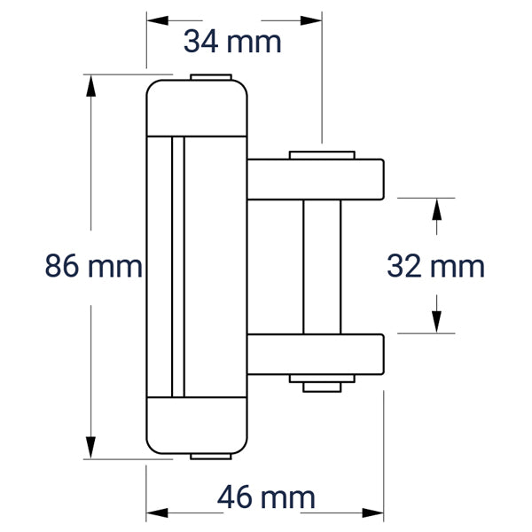 Ronstan Serie 22 mellemvogn