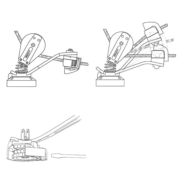 Ronstan Svingarm m/enkelt frølår