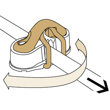 Ronstan Frontbøjle mellem RF stål/grå