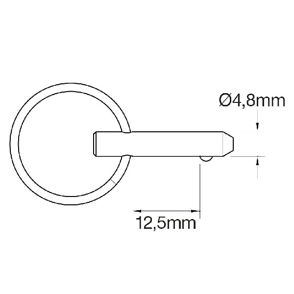 Ronstan Fast pin 4,8 x 12,5mm