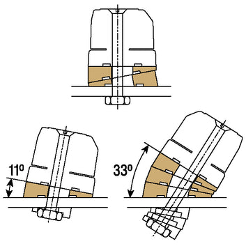 Ronstan Lille underlagssæt, sort
