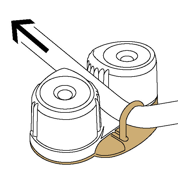 Ronstan Mellem underbøjle, sort