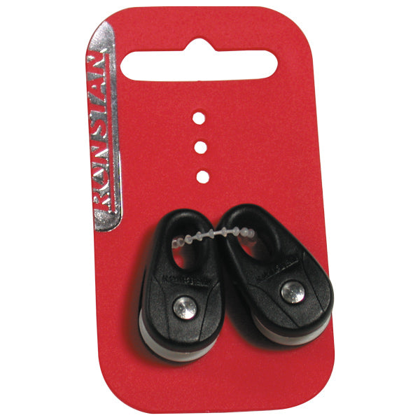 Ronstan Kiteblok sort, 2-pak