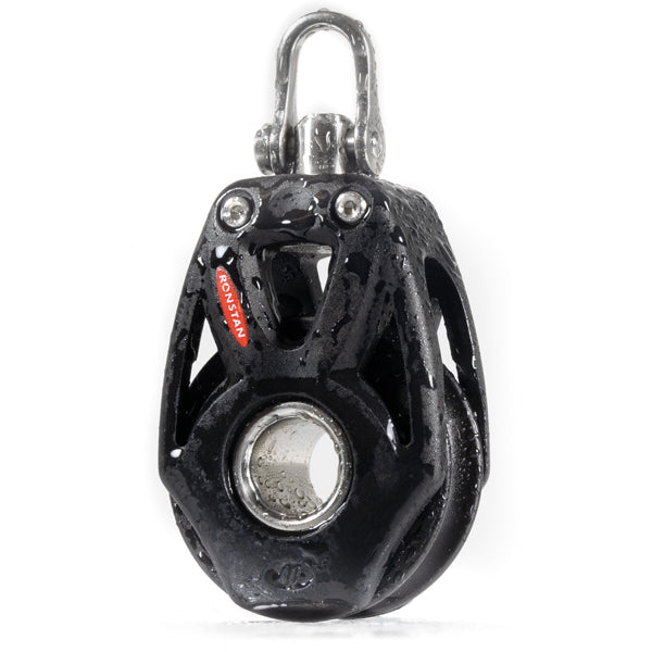 Ronstan Enkeltblok med svirvel og hundsvot, serie 40