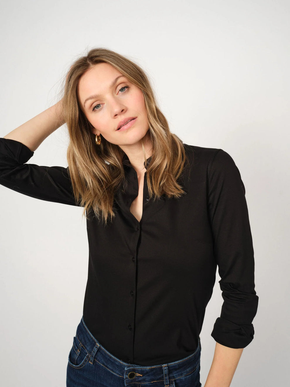 Mos Mosh W Tina Jersey Shirt Black