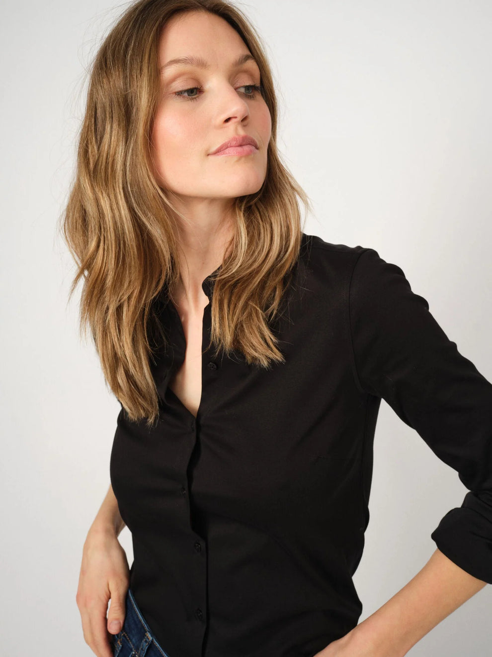 Mos Mosh W Tina Jersey Shirt Black